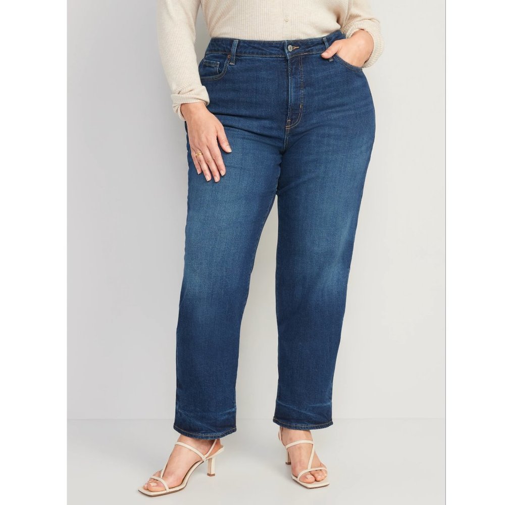 Old Navy High-Waisted High-Rise OG Loose Jeans for Women size 16 NEW NWT